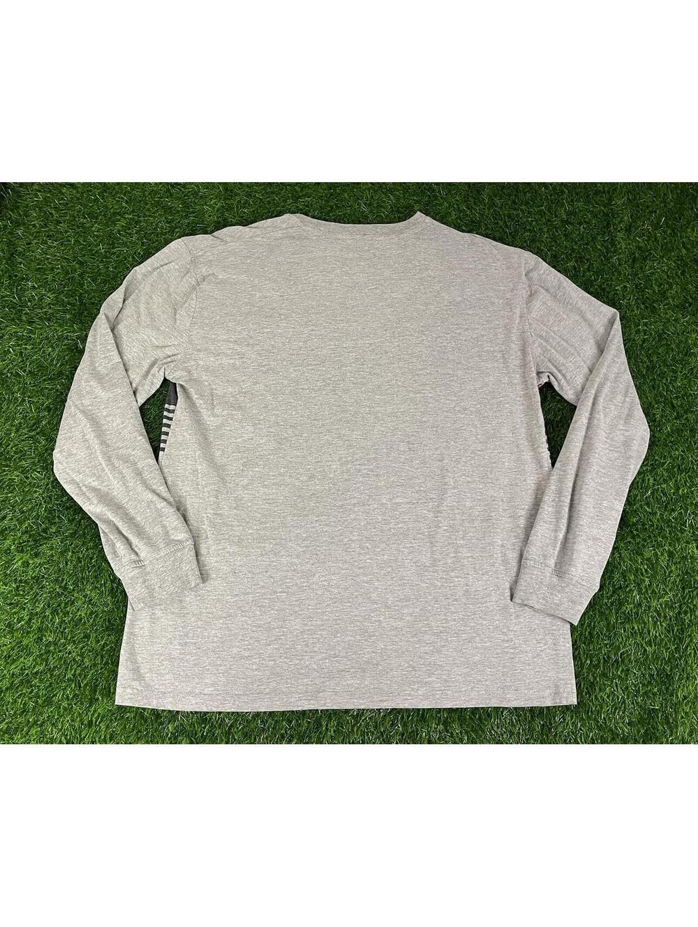 Y2K Style Zoo York Gray Striped Long Sleeve Shirt Mens Size 2XL - Picture 6 of 9